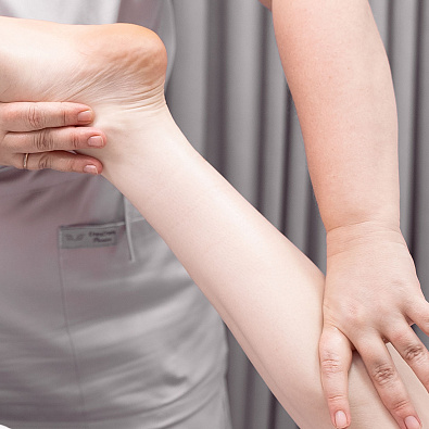 Лимфодренажный массаж ног